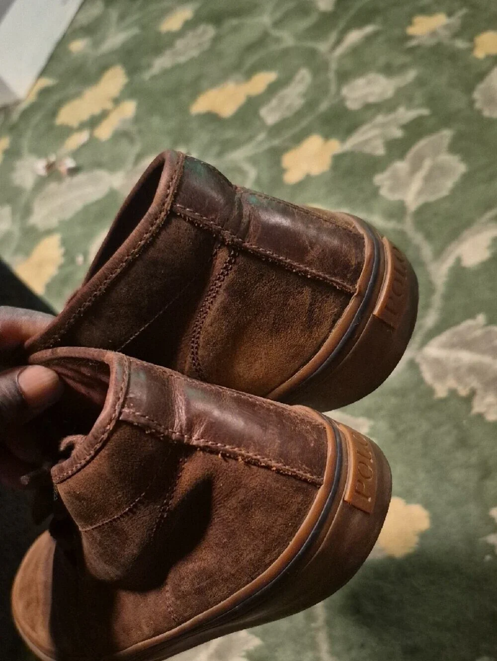 Polo by Ralph Lauren Brown Leather Chukka Boots